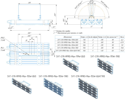 LED светильник SVT-STR-MPRO-Max-119W-45x140-DUO'